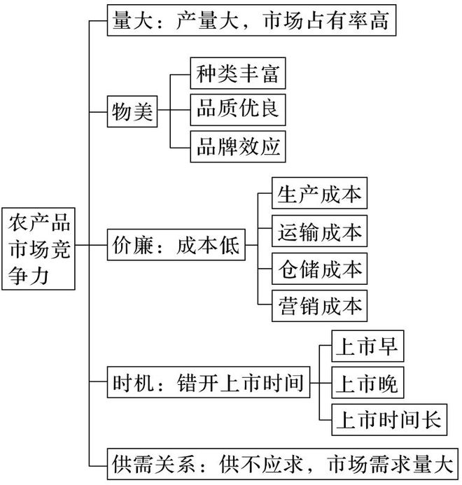 地理 二轮微专题22 市场竞争力PG电子麻将胡了22025高考(图10)