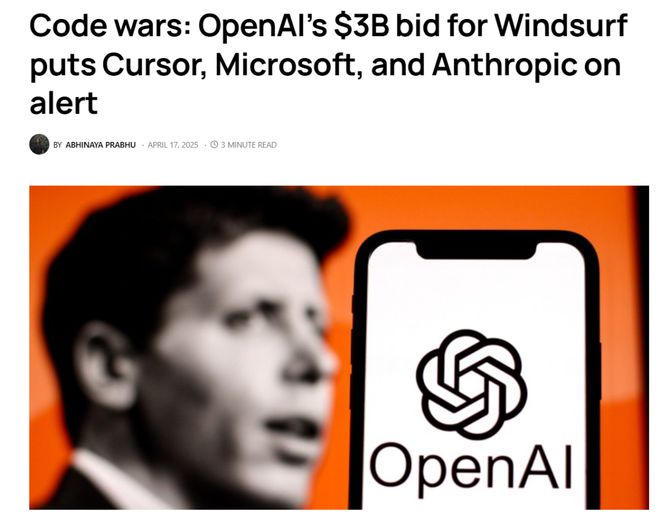 约OpenAI天塌了！谷歌半路截胡30亿天价收购PG麻将胡了试玩平台MIT满分学霸CEO反手毁(图4)